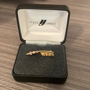 Alpha xi delta quill pin